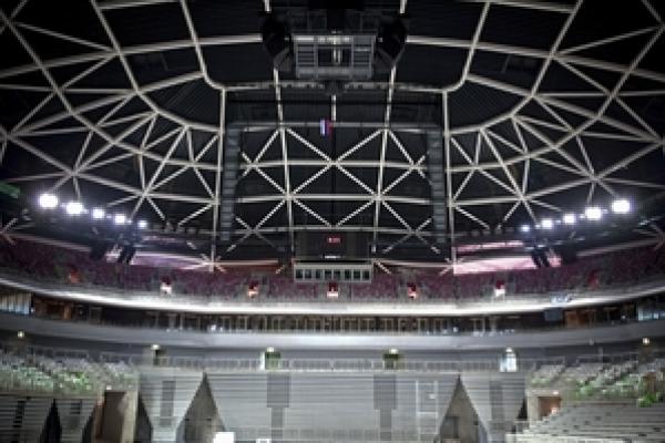 直縫鋼管-煙臺(tái)多功能體育館